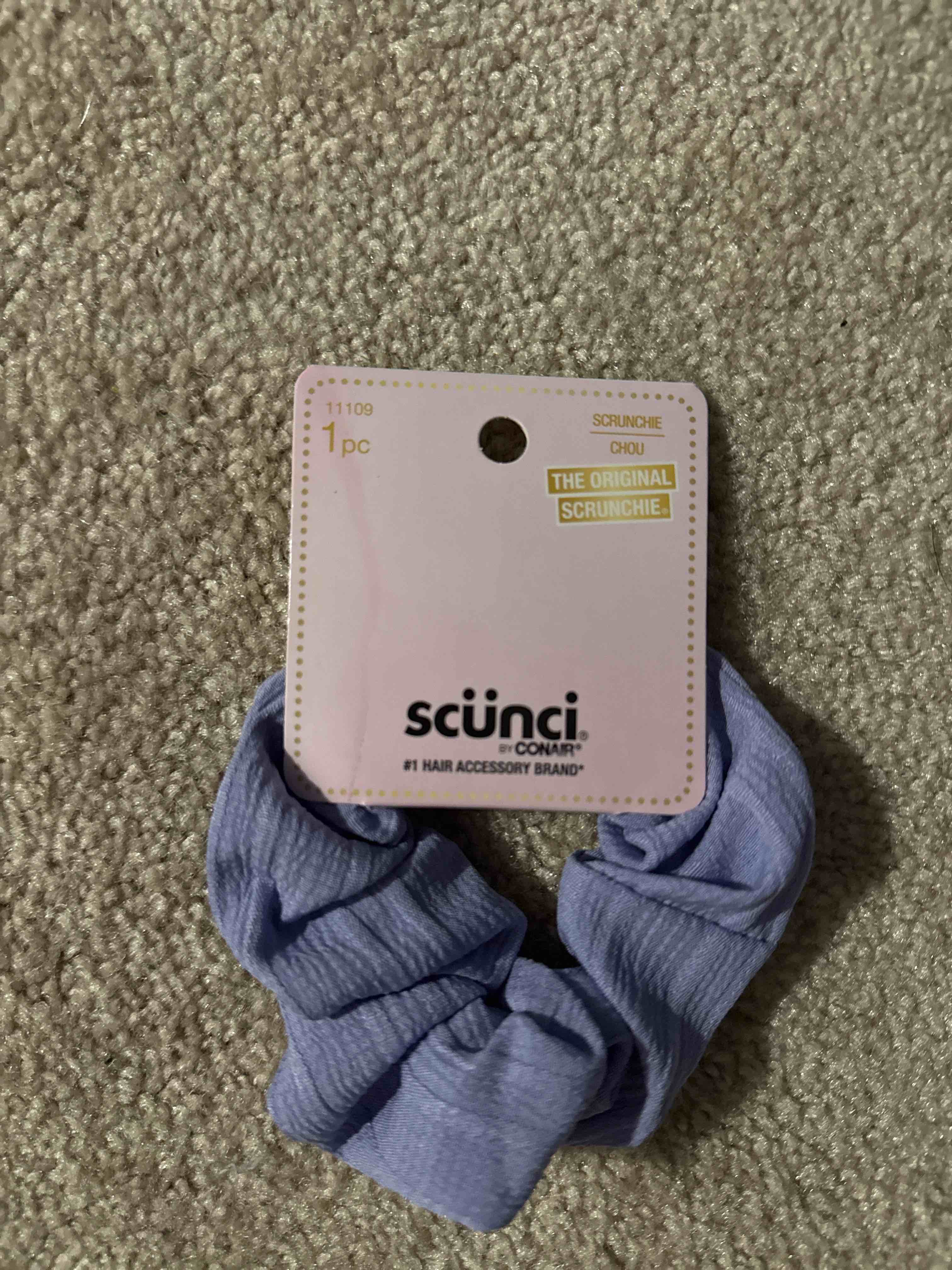 purple scrunchie 