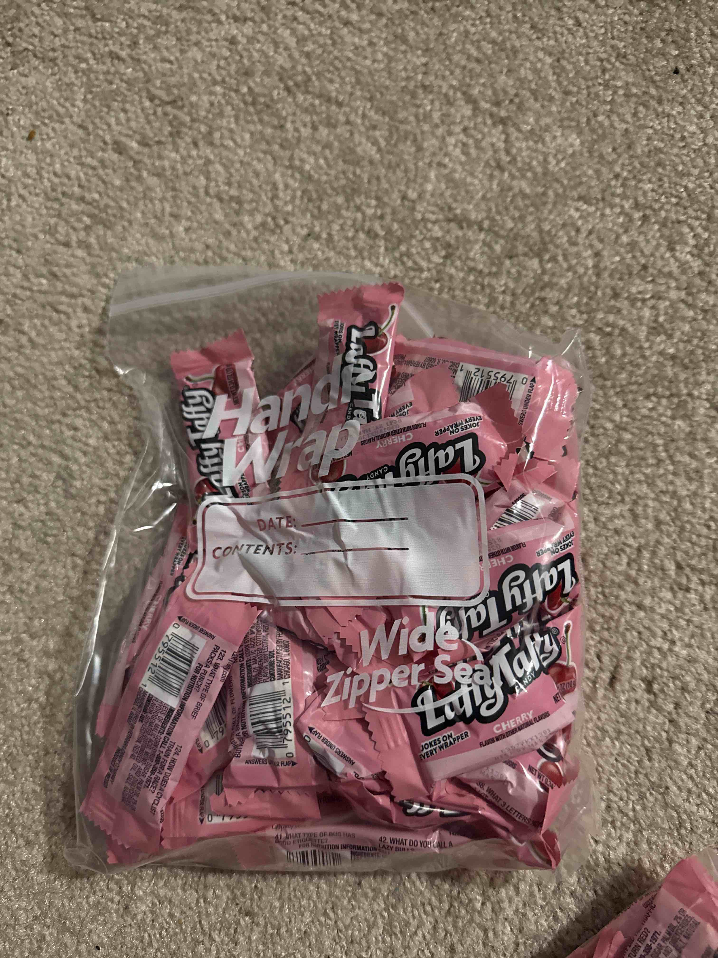 1 pound laffy taffy cherry flavor