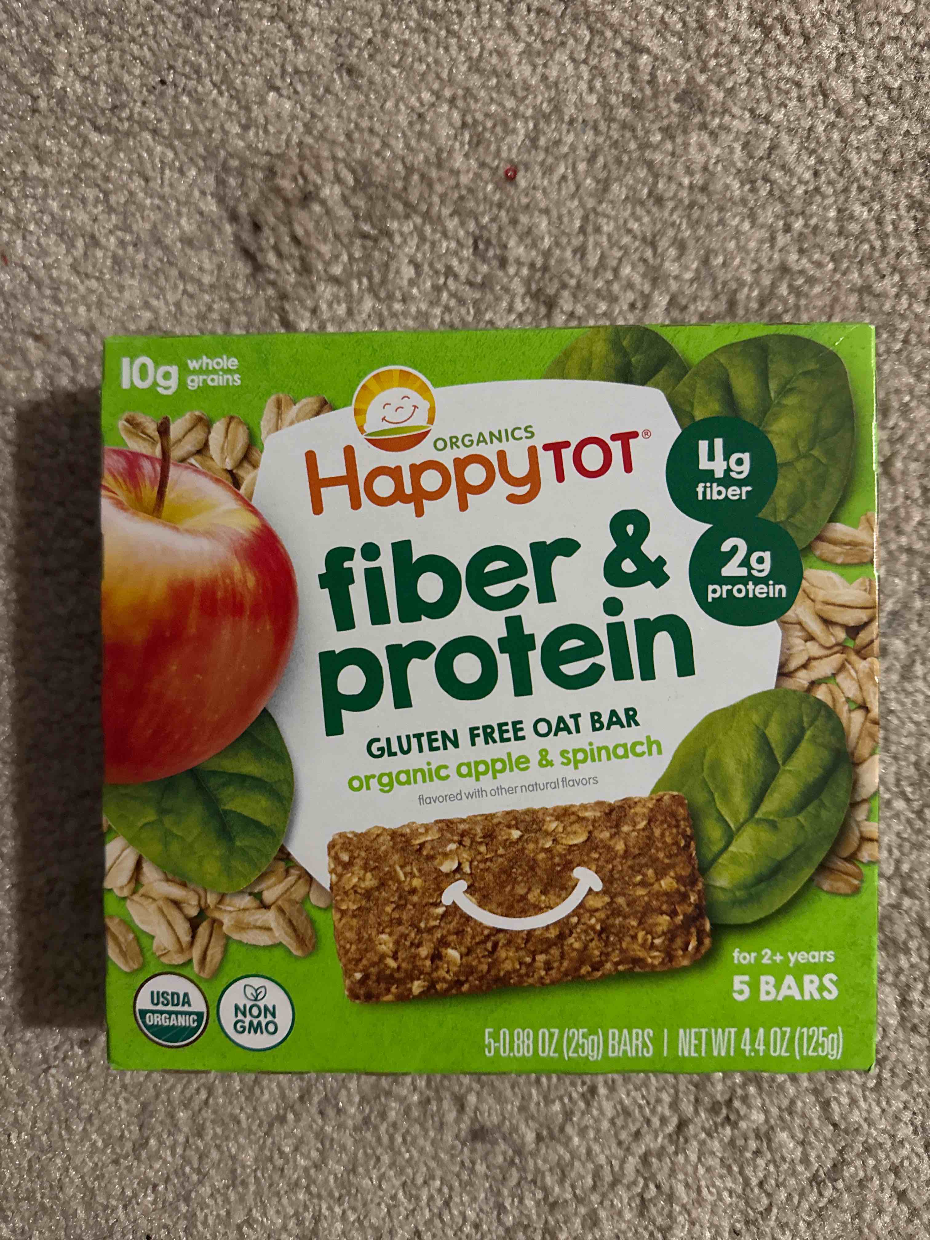 happy tot fiber and protein apple and spinach bb 12-05-25