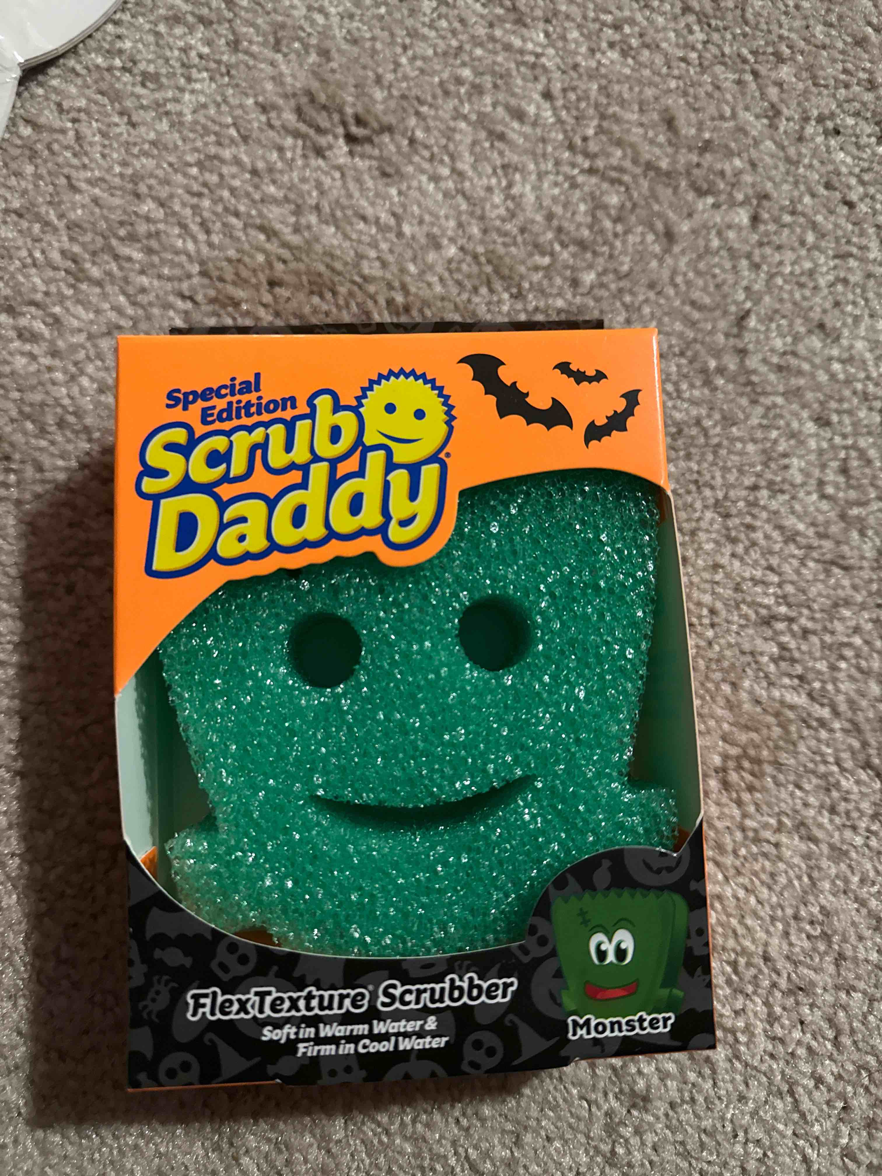scrub daddy flex texture scrubber monster