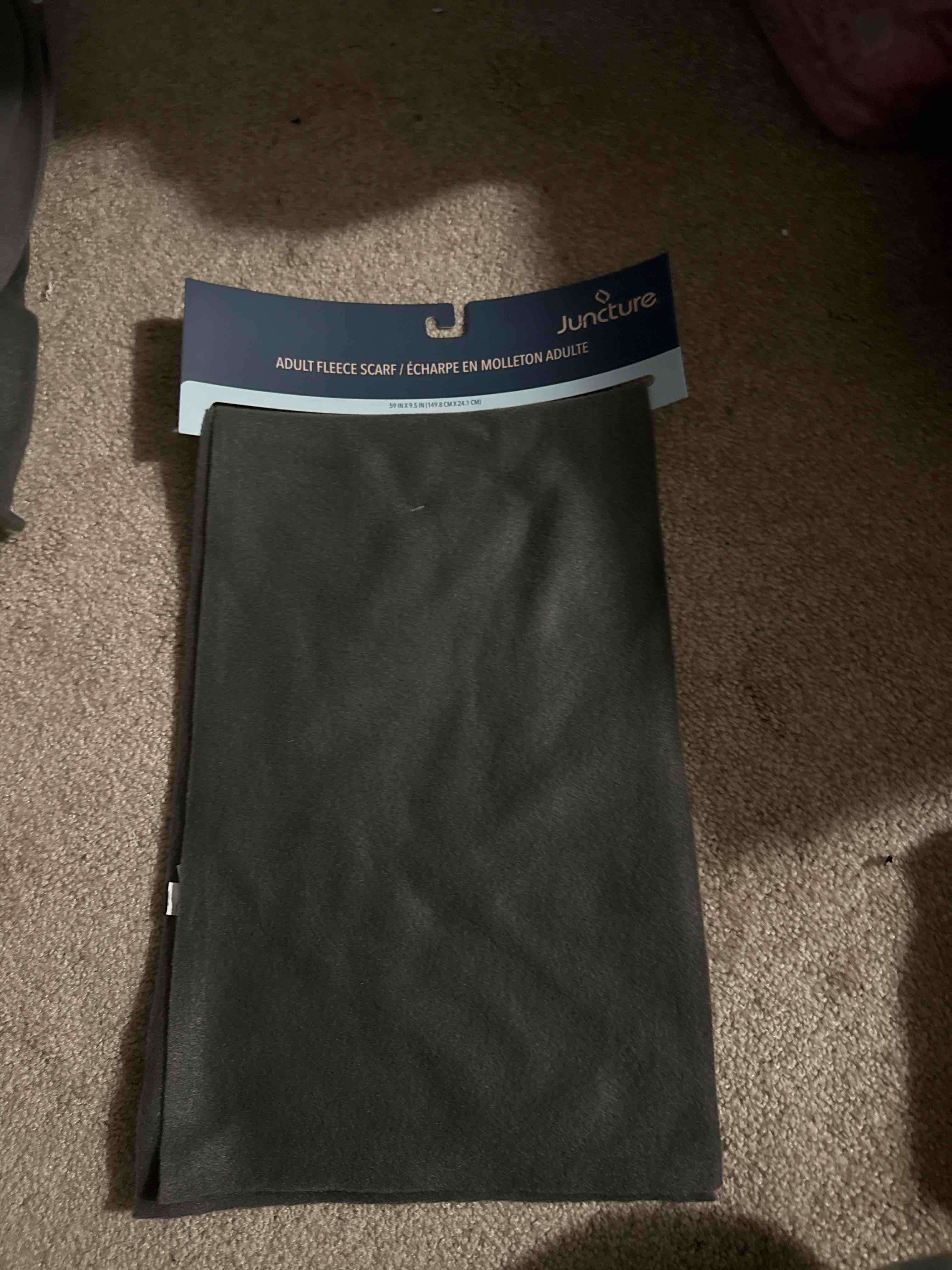 Condition photo showing New/Like New for adult fleece scarf