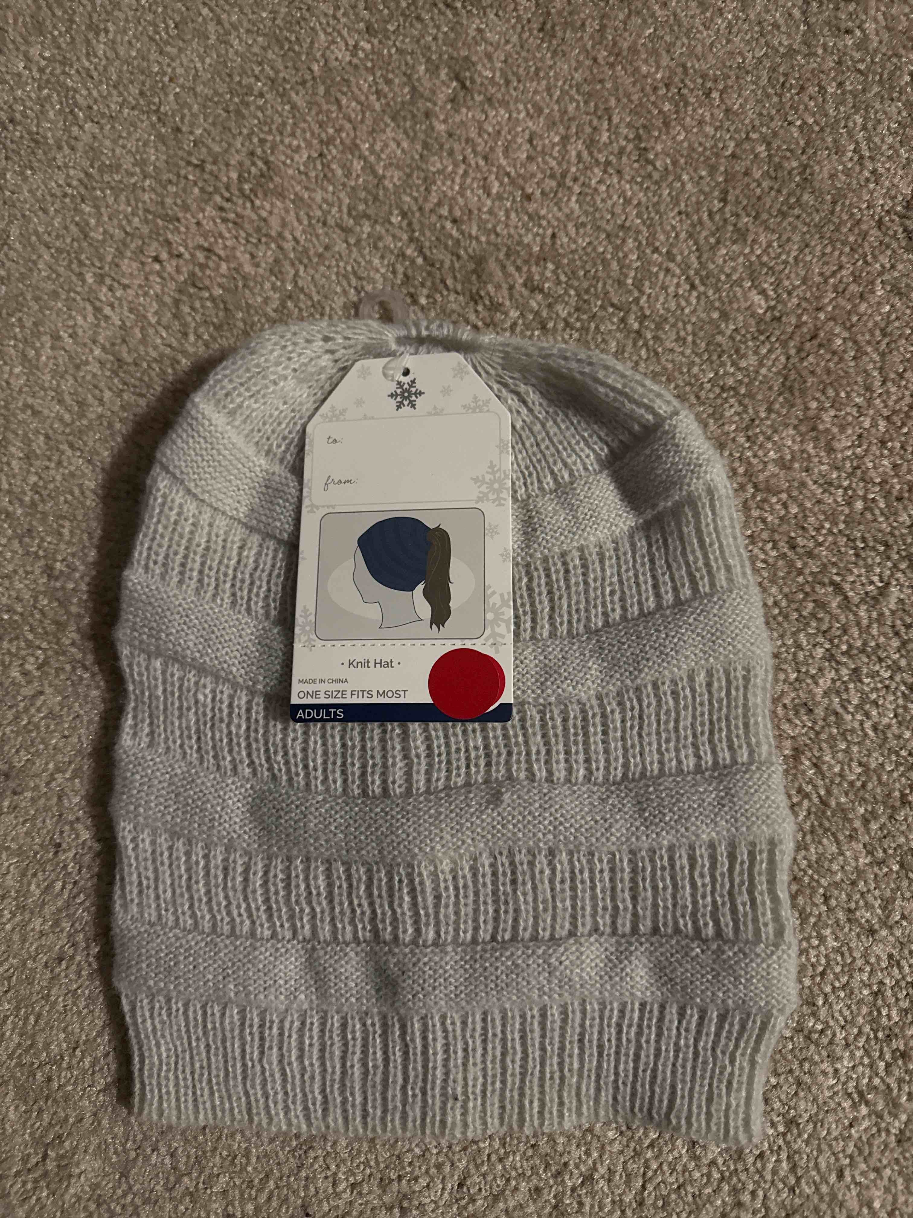 knit hat adult one size fits most