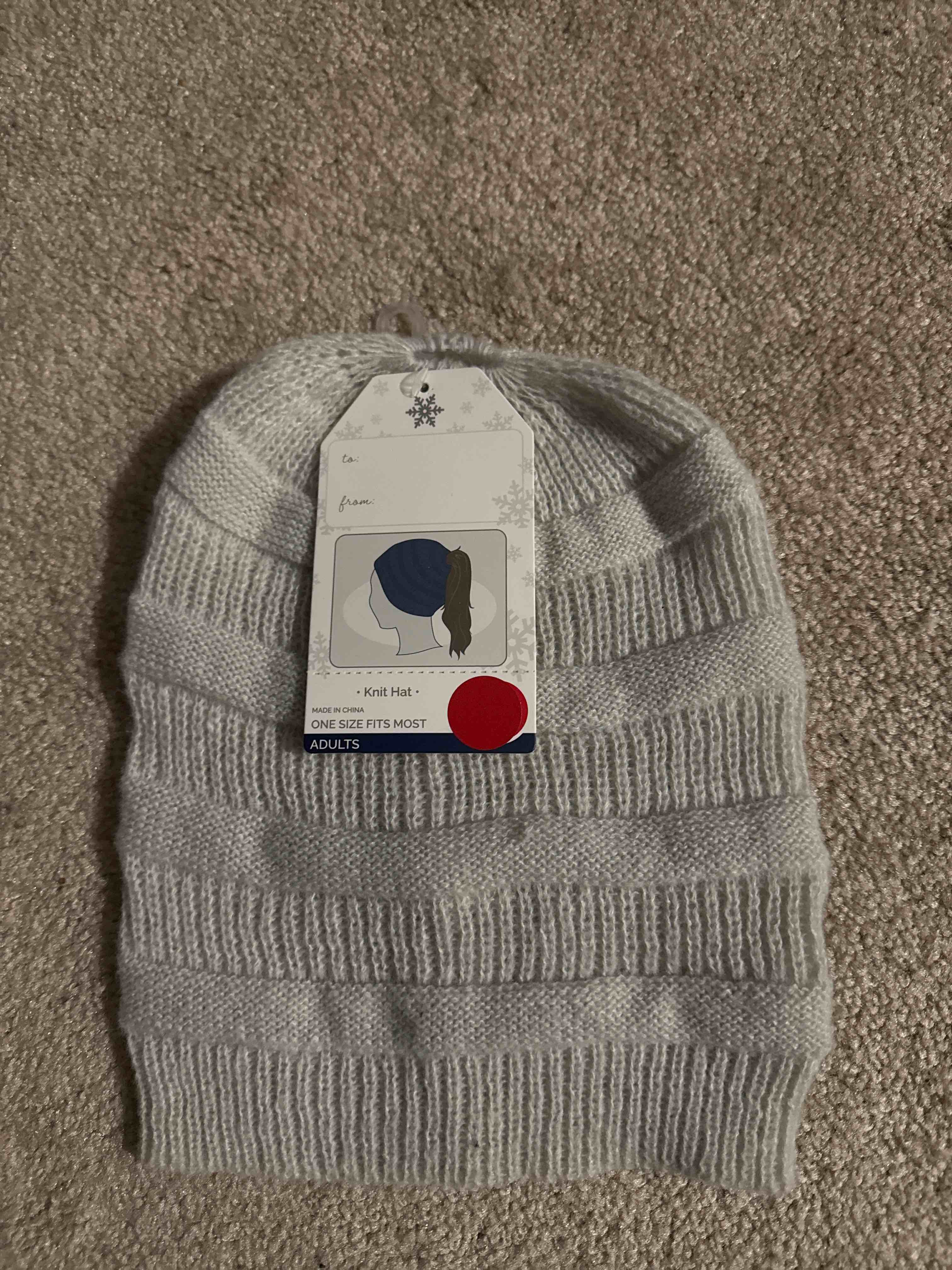 knit hat adult one size fits most