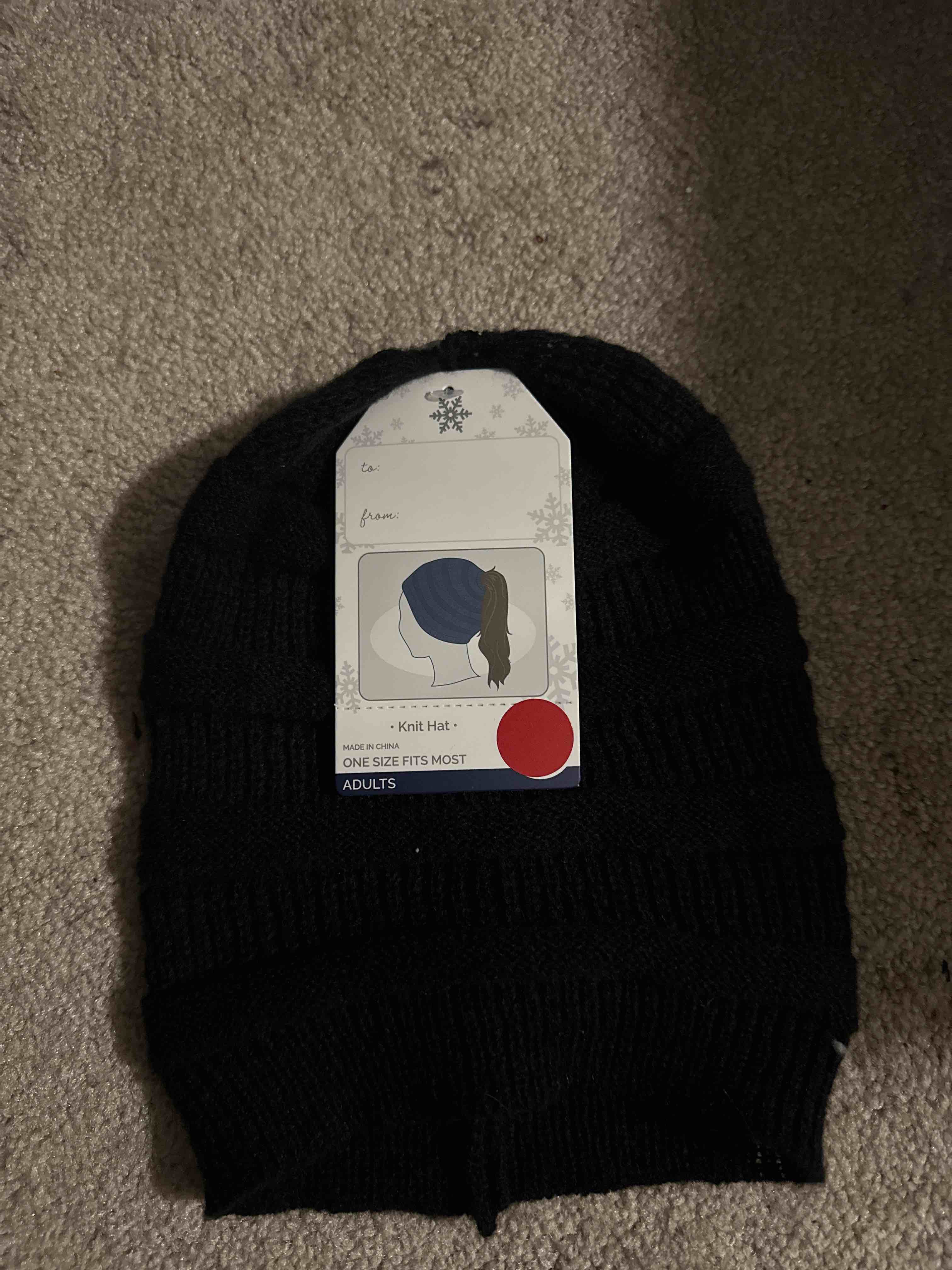 knit hat adult one size fits most 