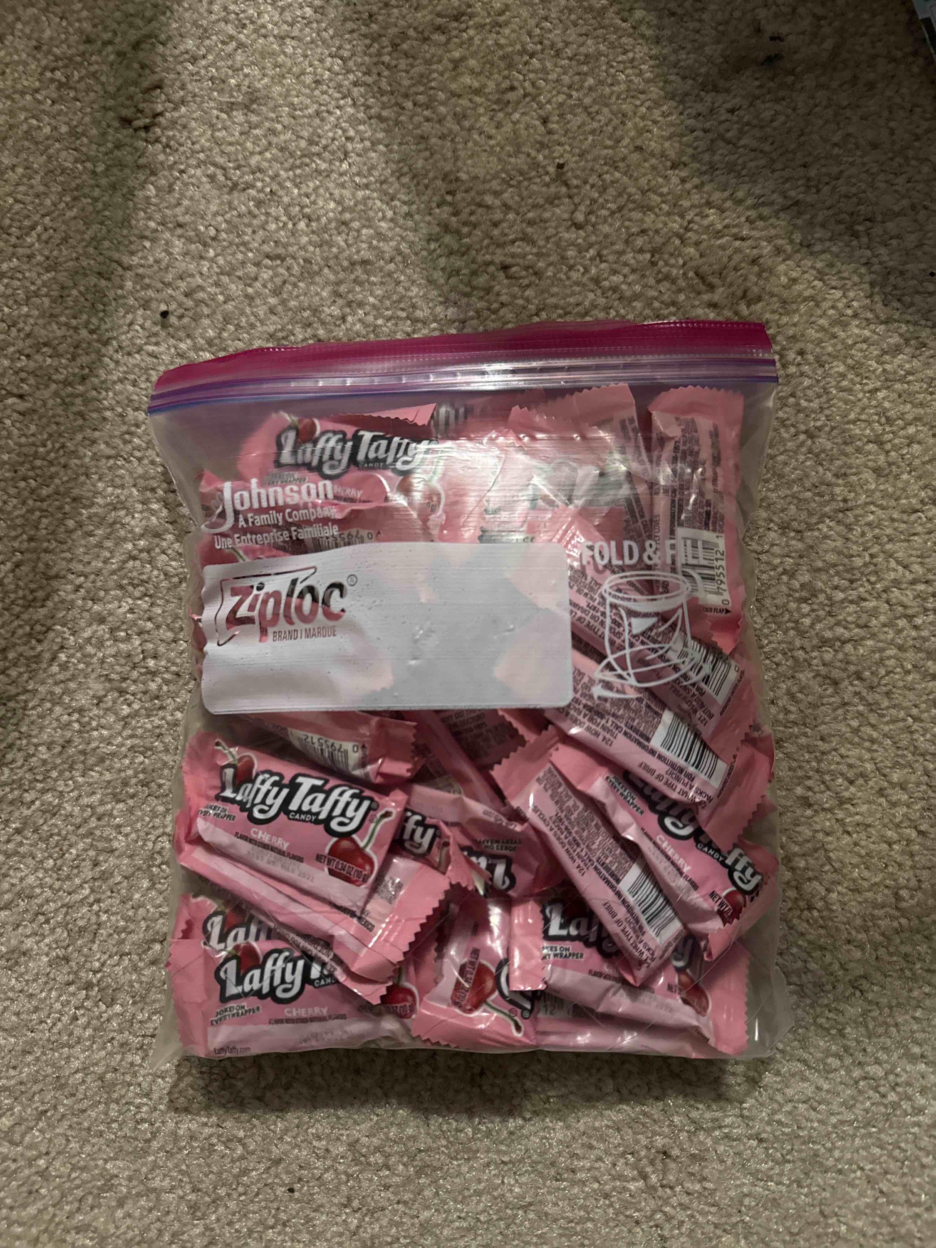 1 pound Laffy taffy cherry 