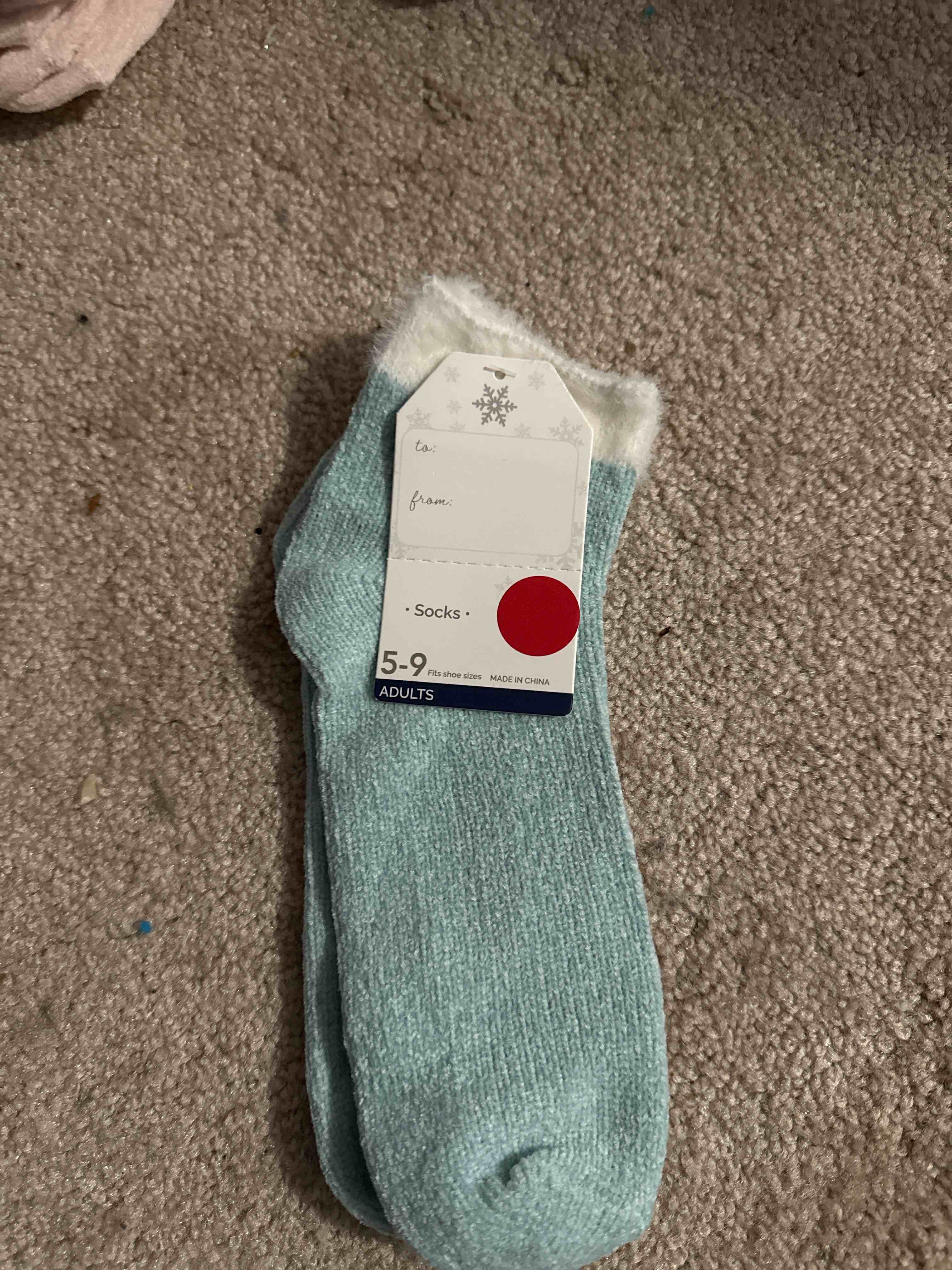 grey adult socks size 5-9