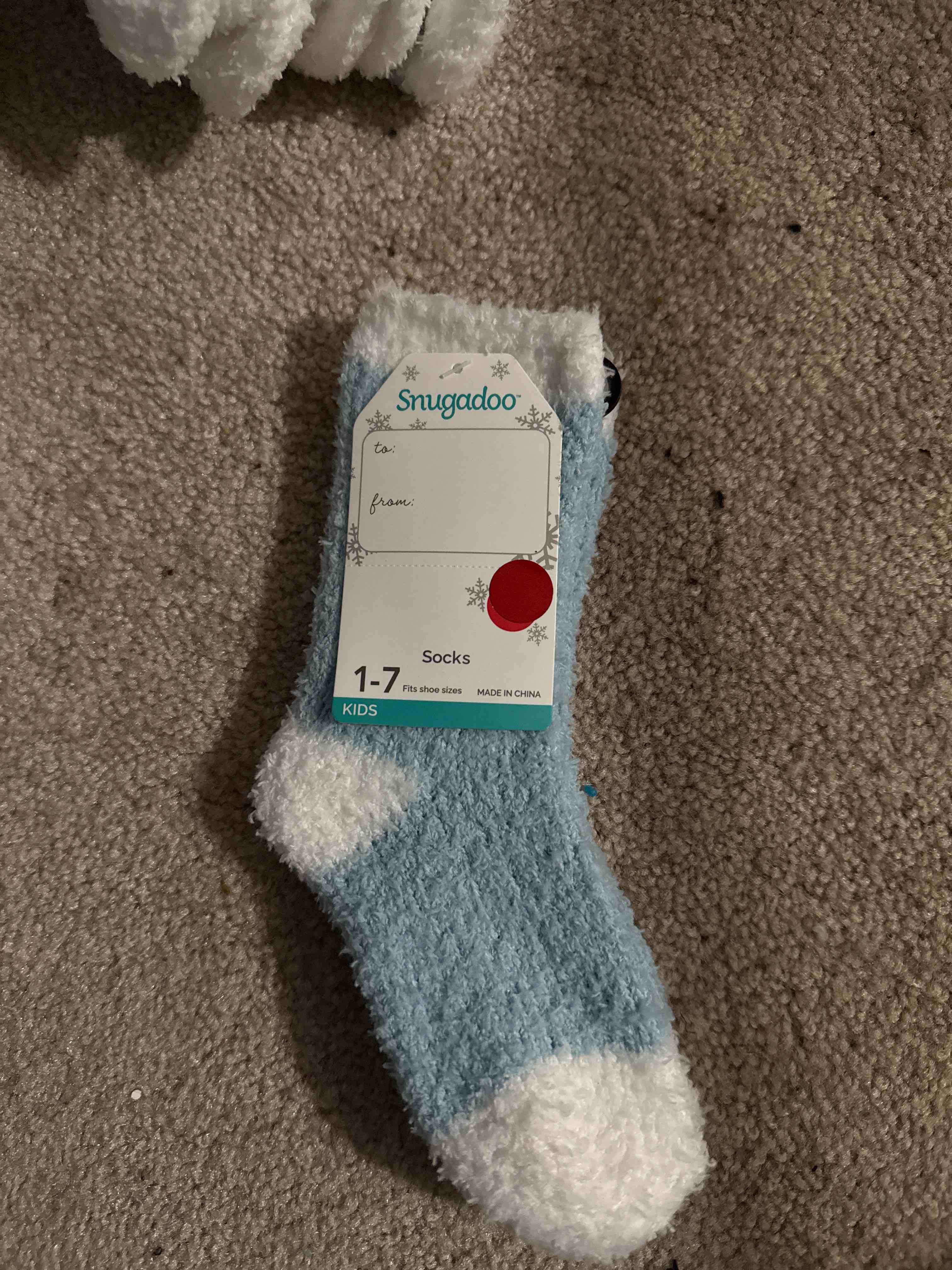 light blue kids socks size 1-7
