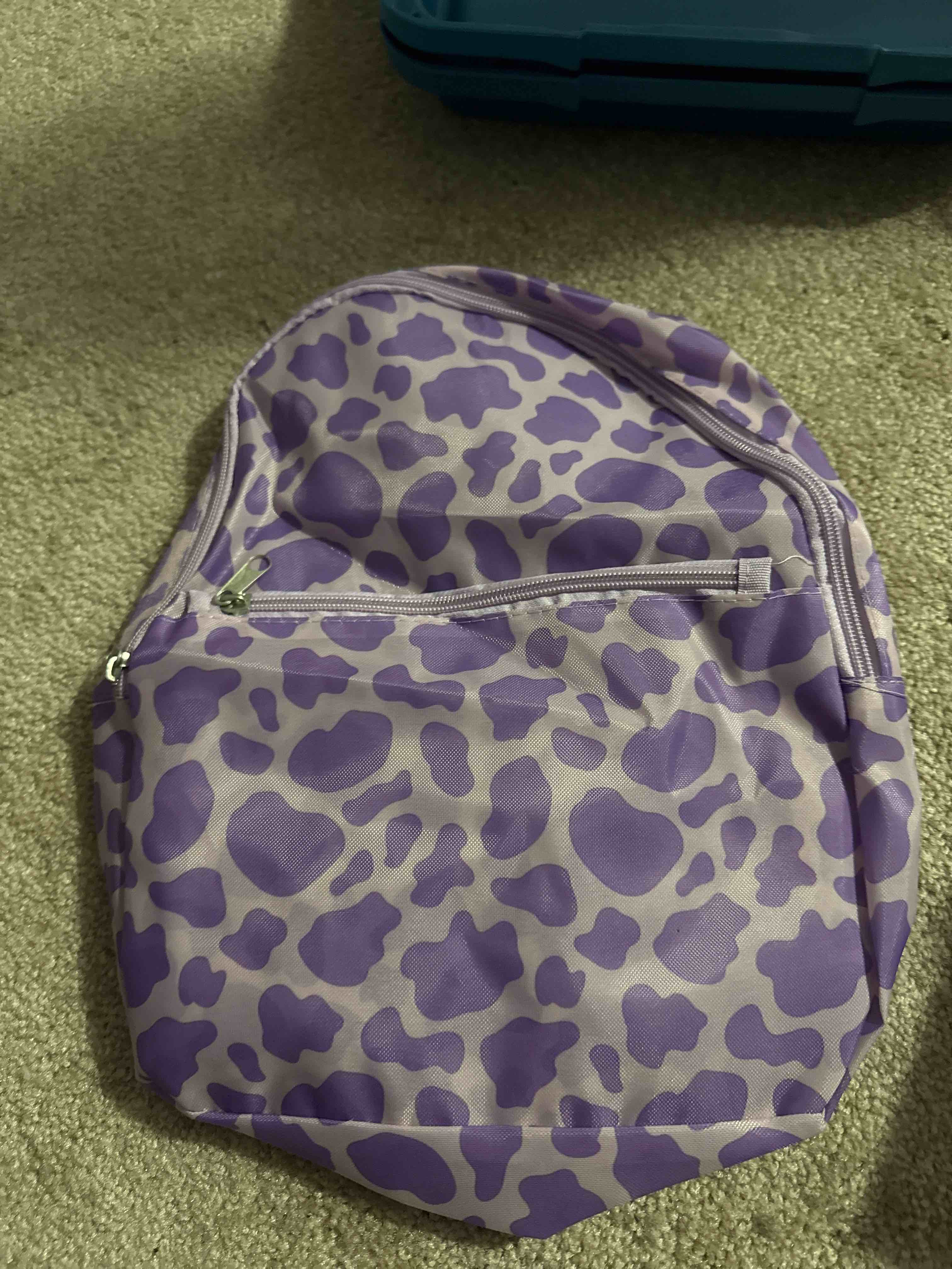 purple backpack
