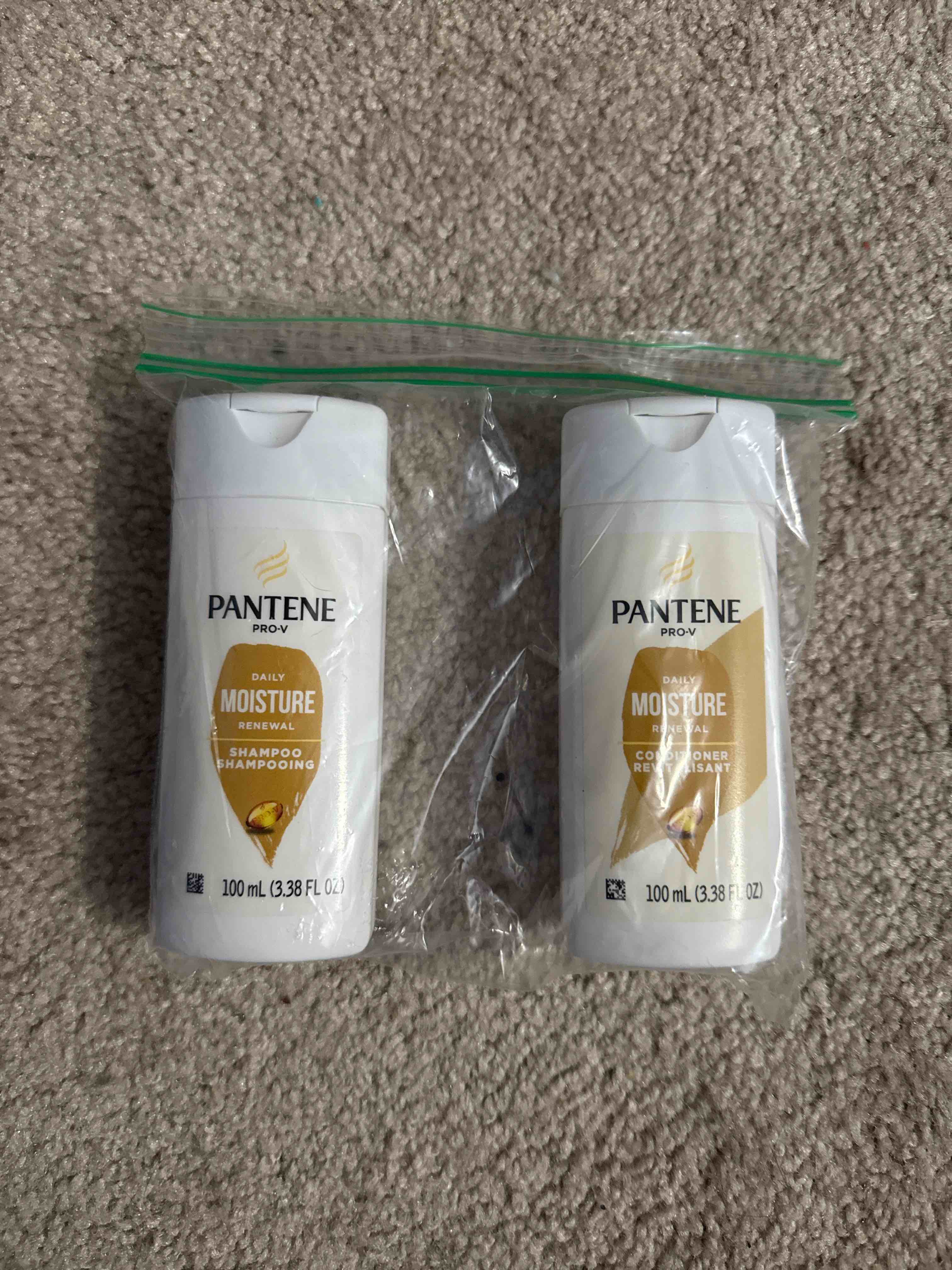 pantene pro v daily moisture shampoo and conditioner 3.38 fl oz 