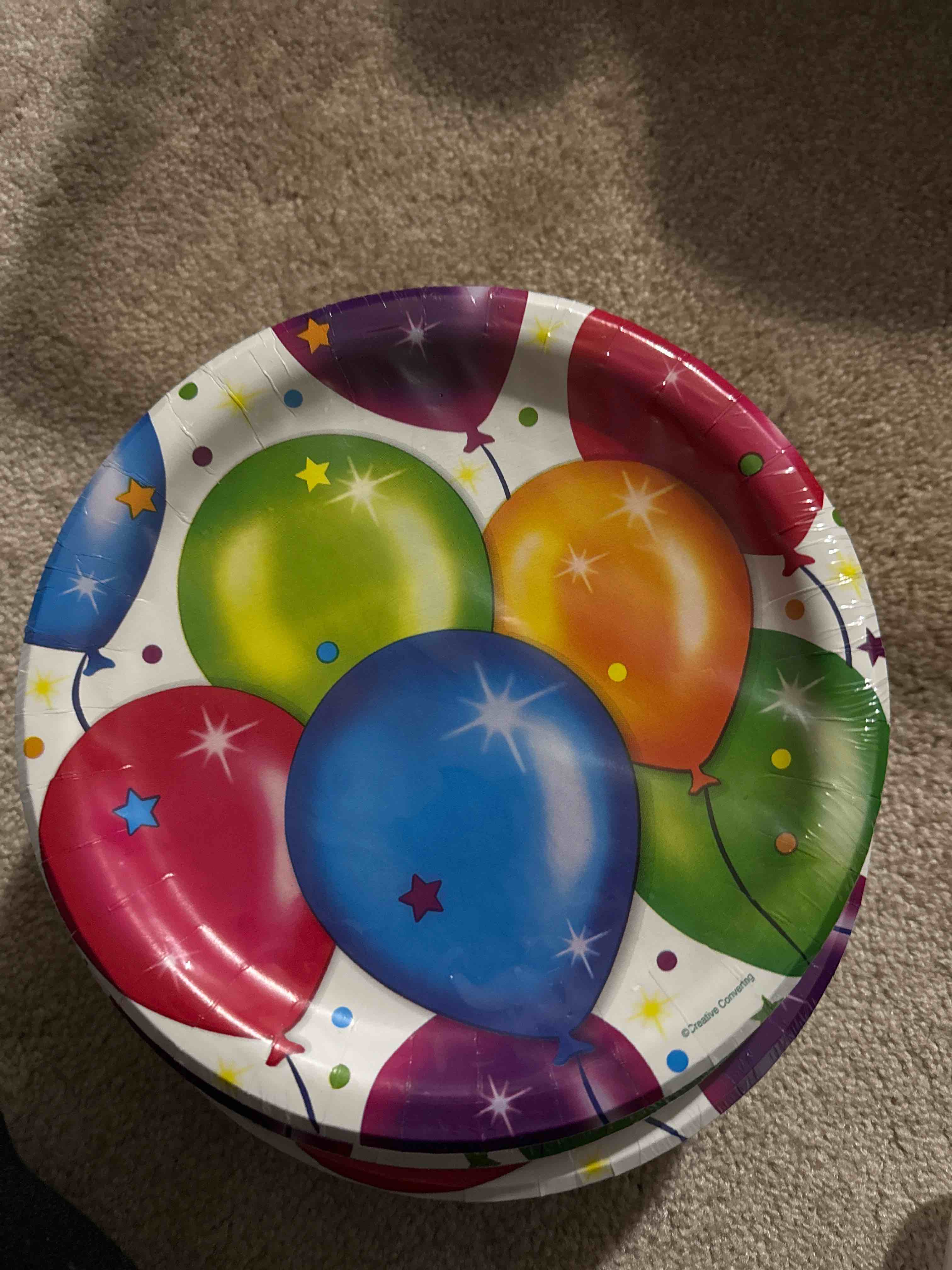 Condition photo showing New/Like New for Party Balloon Plates 