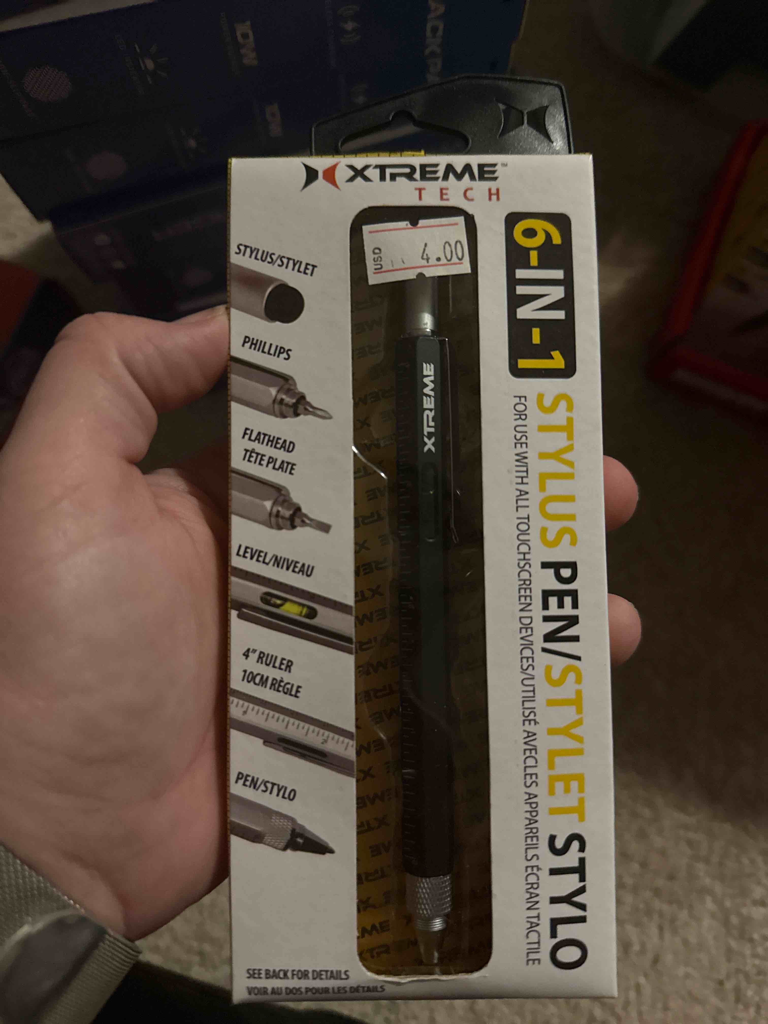 6 in 1 Stylus Pen with tools