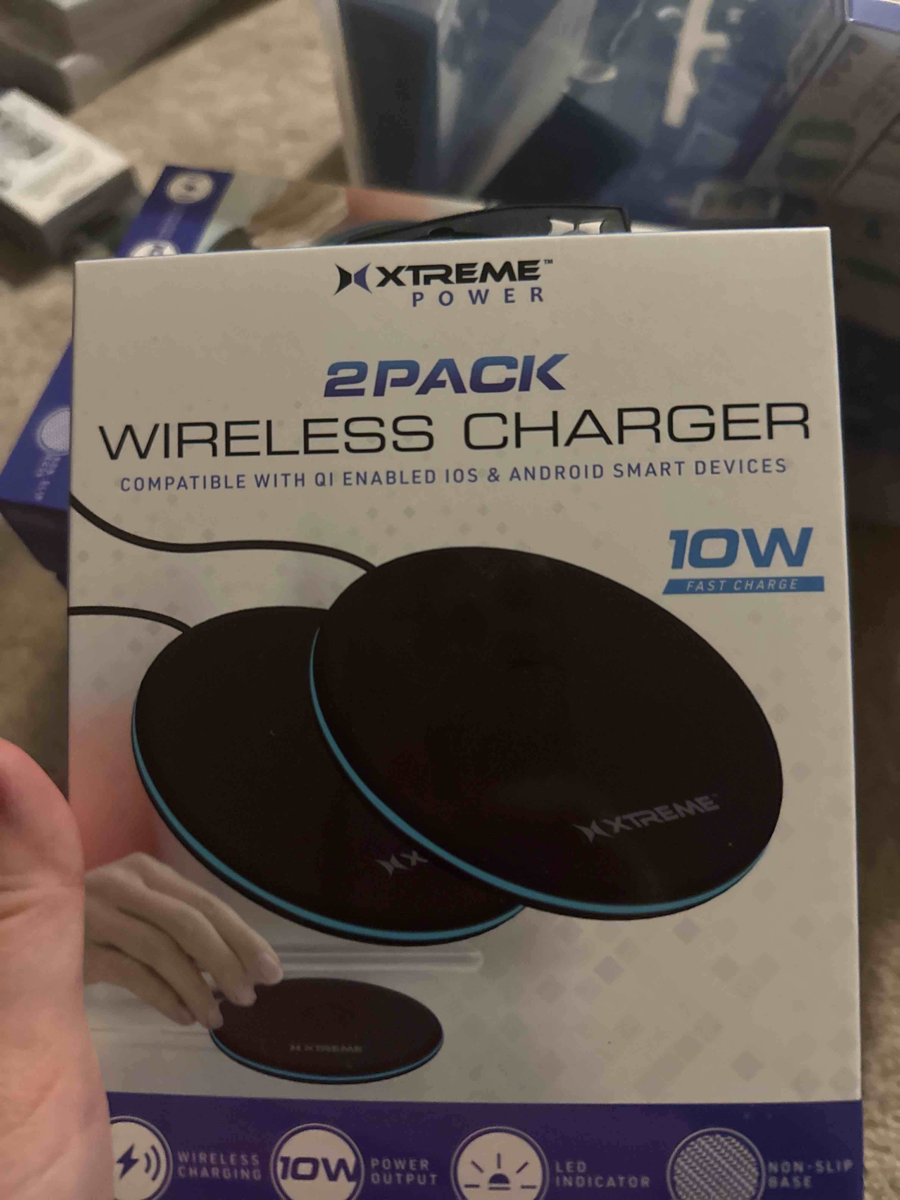 2-pack wireless chargers 