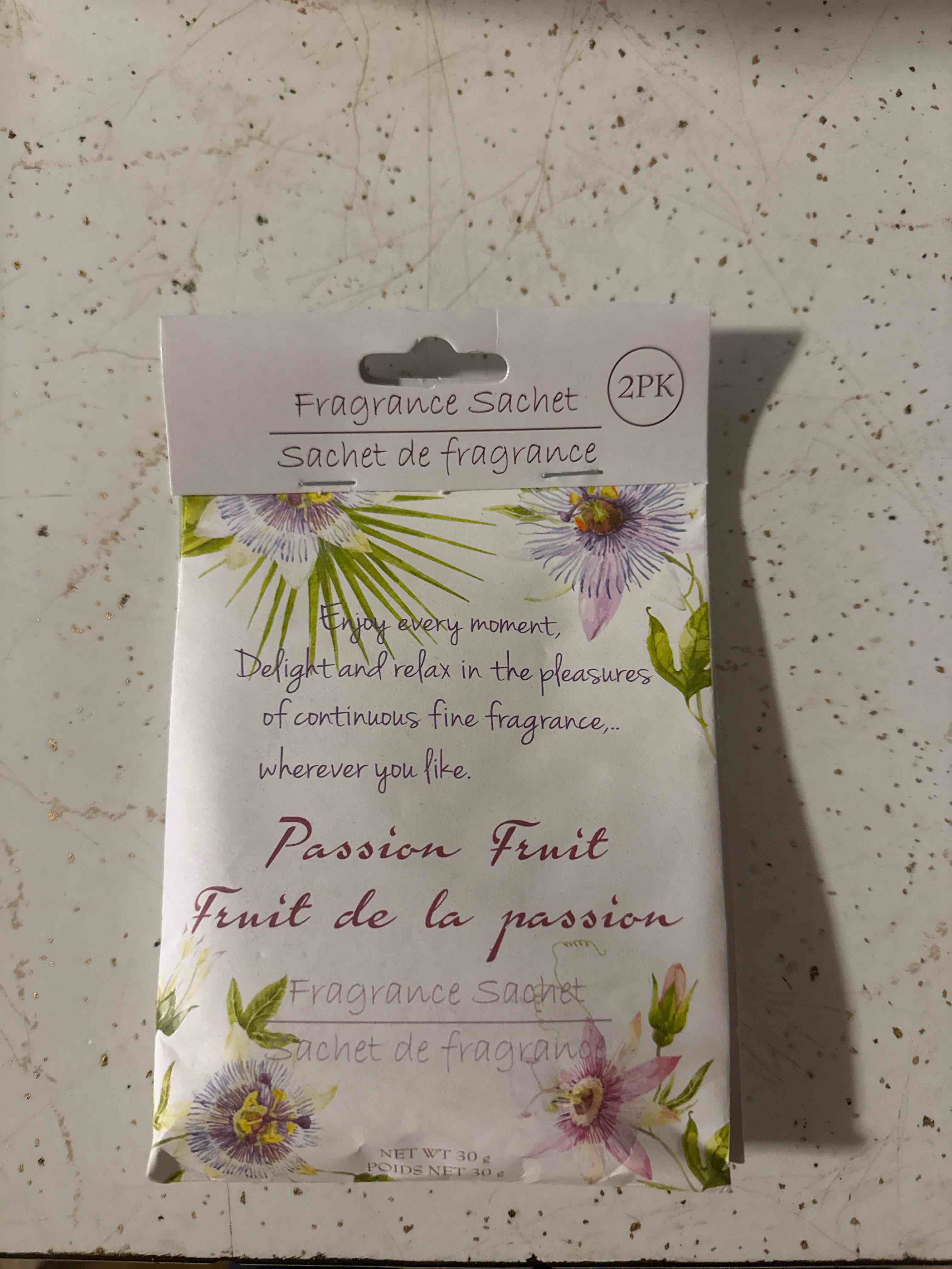 passion fruit fragrance sachet 2pk