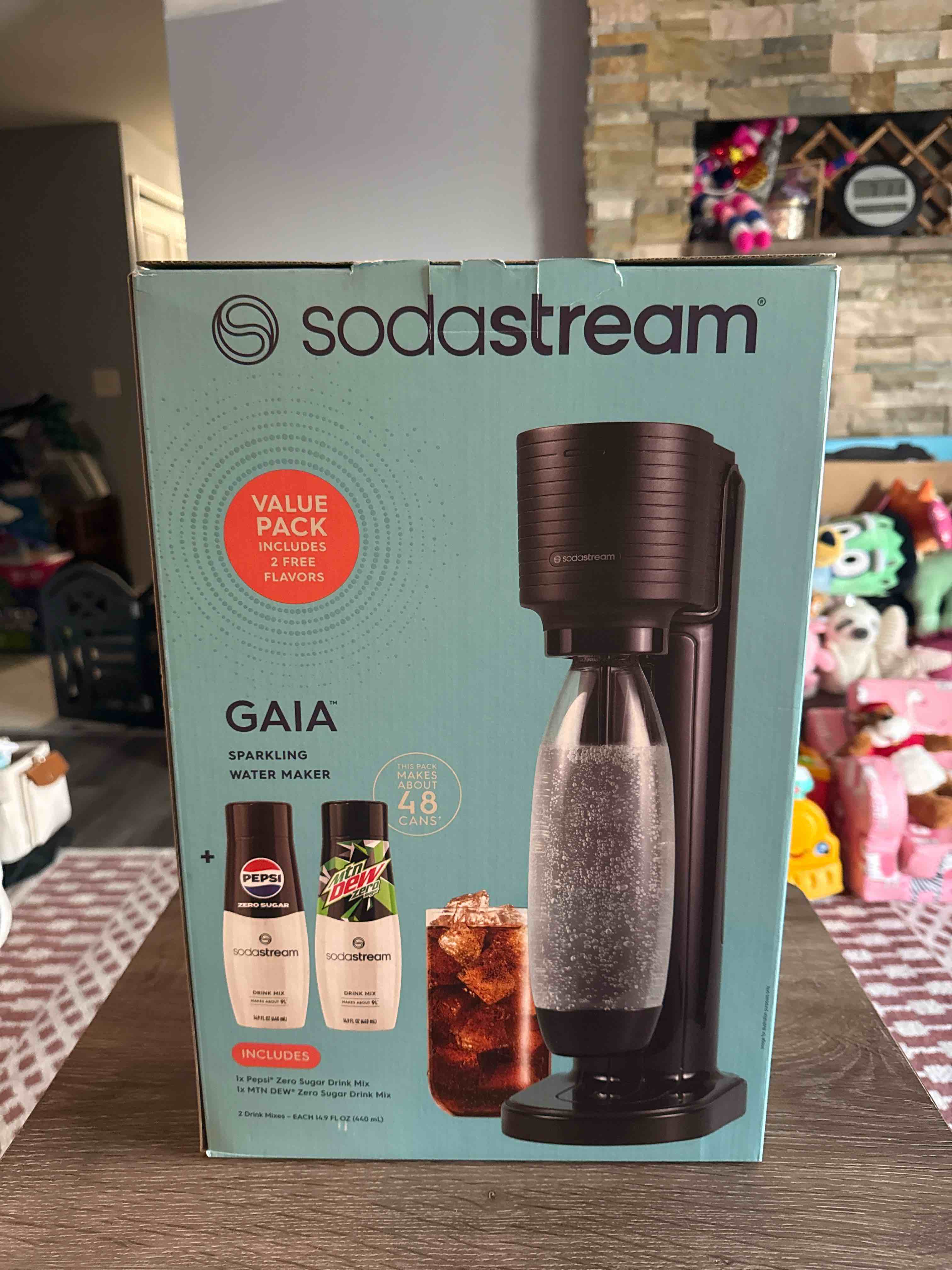 soda stream value pack includes 2 free flavors 