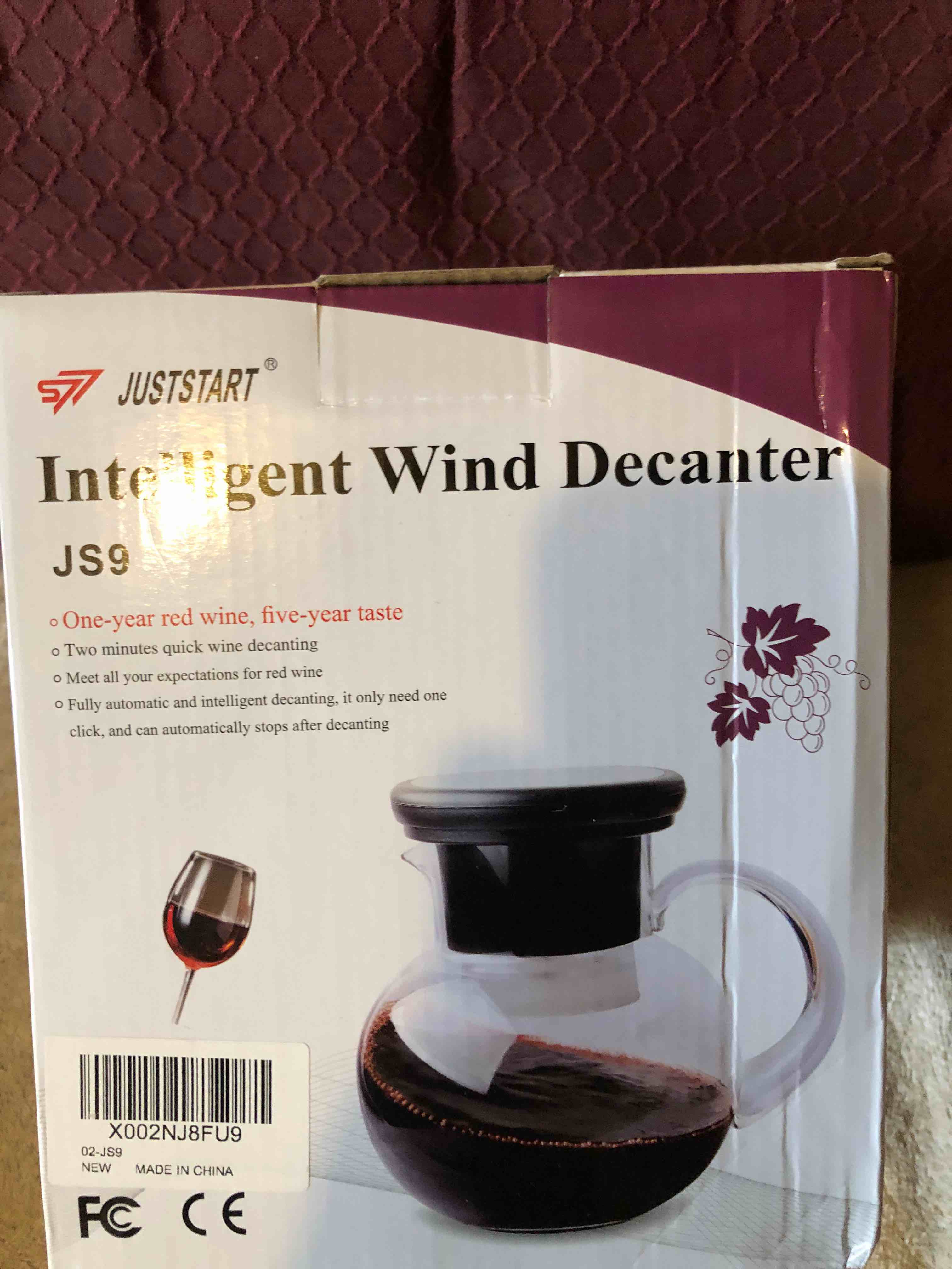 Intelligent Wind Decanter just start JS9