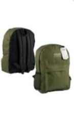East West backpack book bag Olive Green