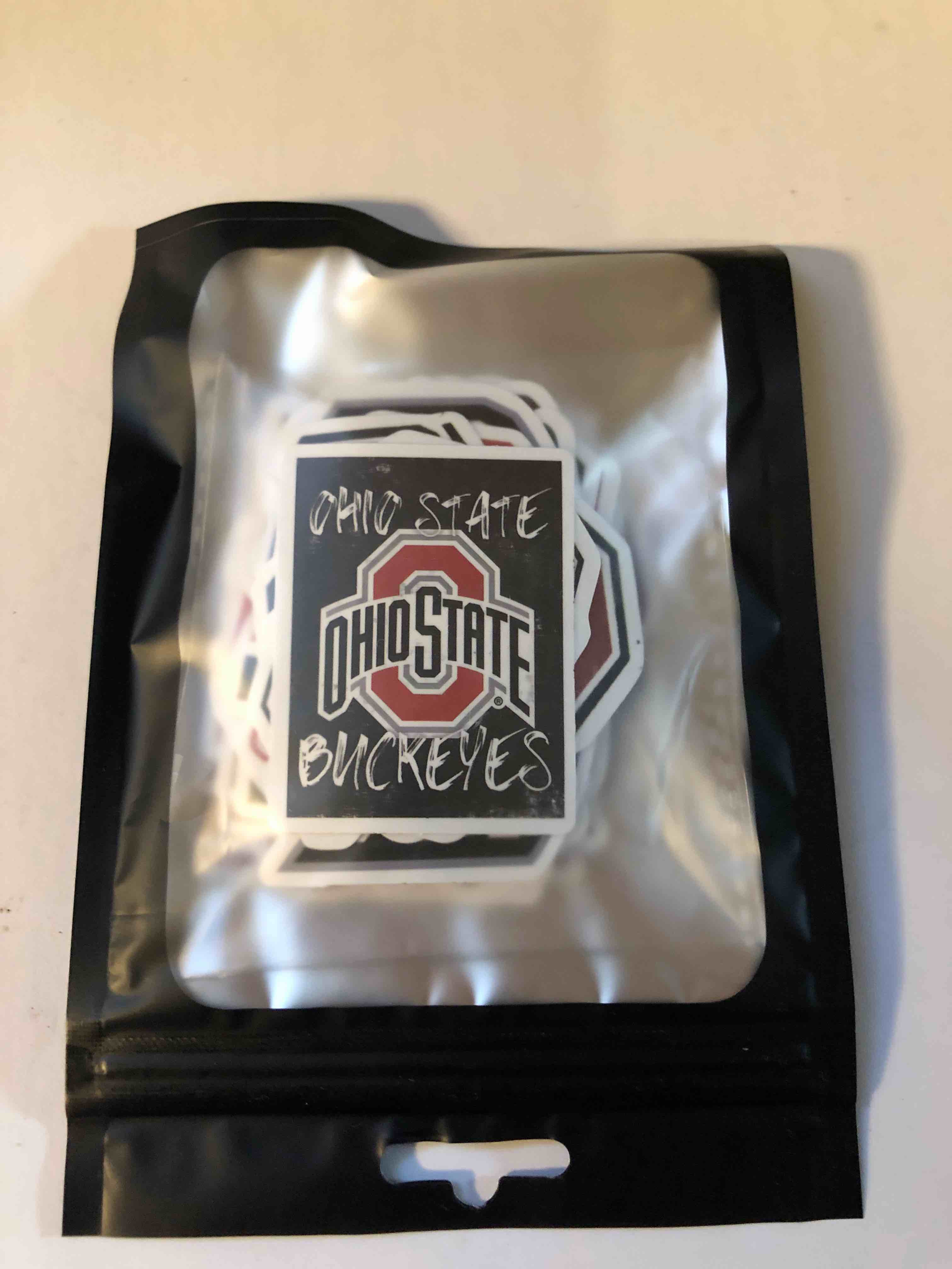 the Ohio State University 50 pc vinyl waterproof stickers