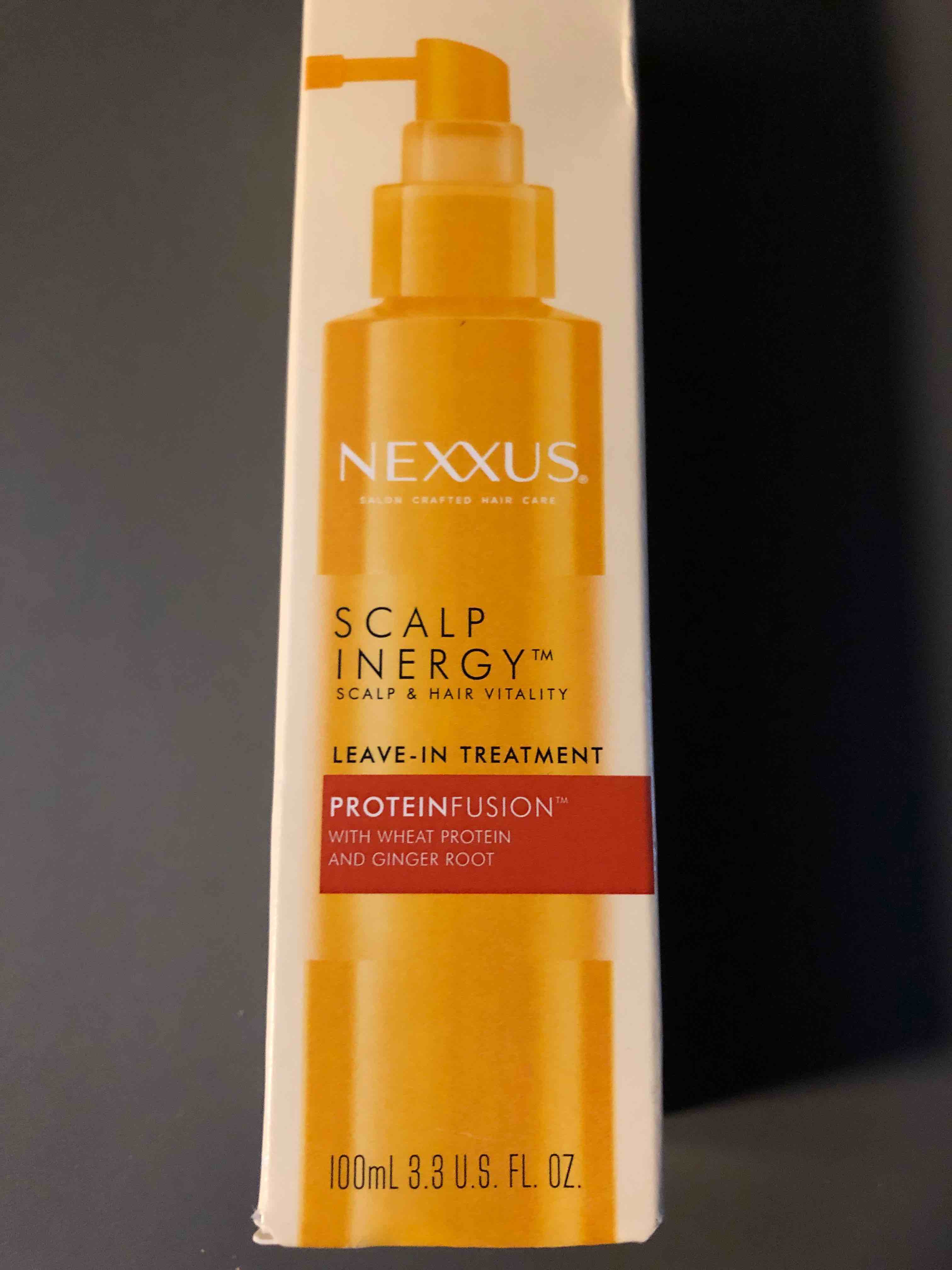 Nexxus Scalp Inergy Leave-in Conditioner For Damaged Hair, Deep Conditioner, Paraben-Free 3.3 oz