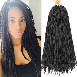 Box braids 18 inches 