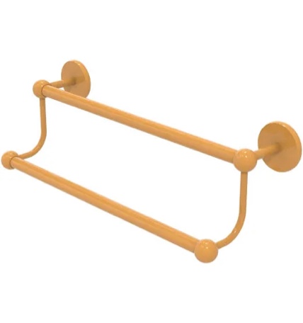 Allied Brass 7272D/30-GLY 30 Inch Double Towel Bar, Golden Yellow