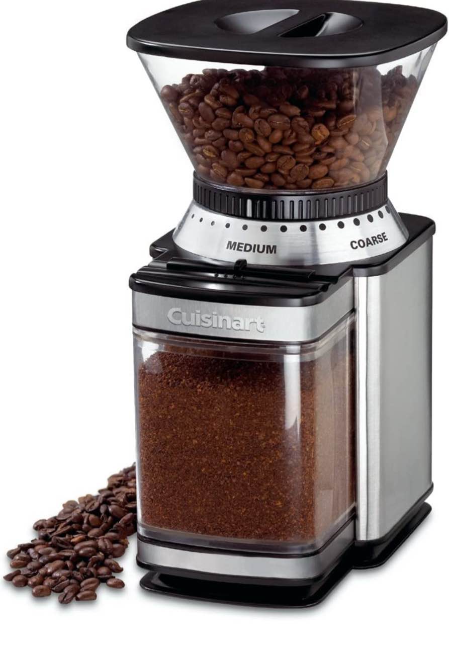 CUISINART Coffee Grinder, Electric Burr One-Touch Automatic Grinder with18-Position Grind Selector, Stainless Steel, DBM-8P1