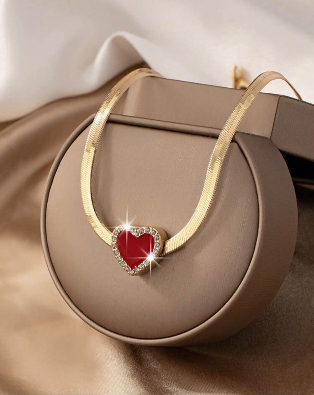 Gorgeous 925 Silver 18K Gold Plated Necklace 