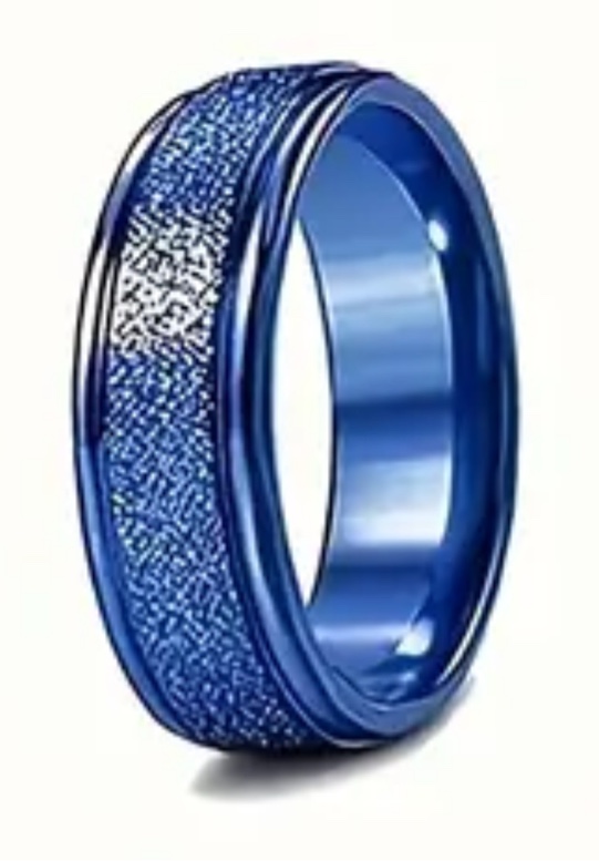 Men’s Luxury 925 Silver Plated Ring Size 11