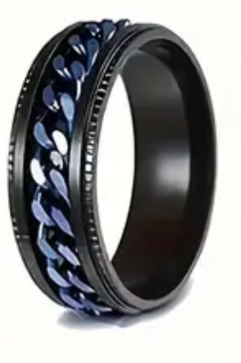 Men’s Luxury 925 Silver Plated Ring Size 11