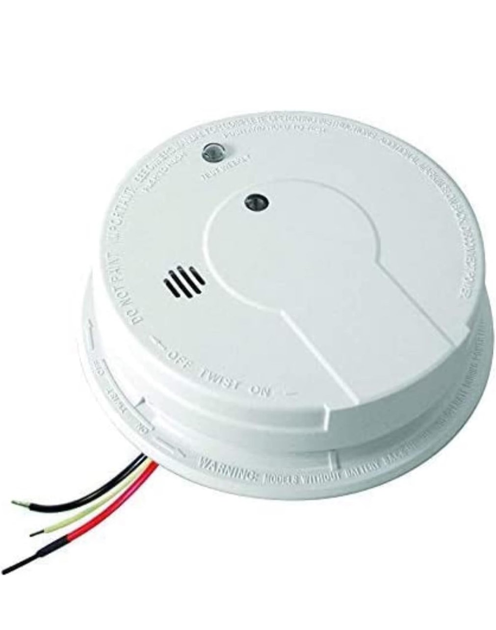 Kidde Hardwired Smoke Detector, 10-Year Battery Backup, Interconnectable, LED Warning Light Indicators