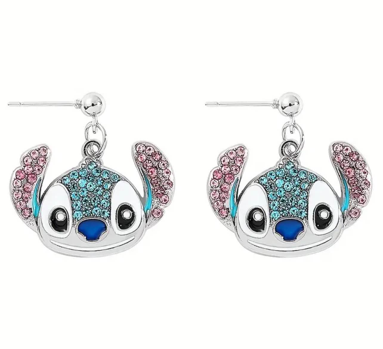 Disney Lilo & Stitch 925 Silver Plated  Earrings 
