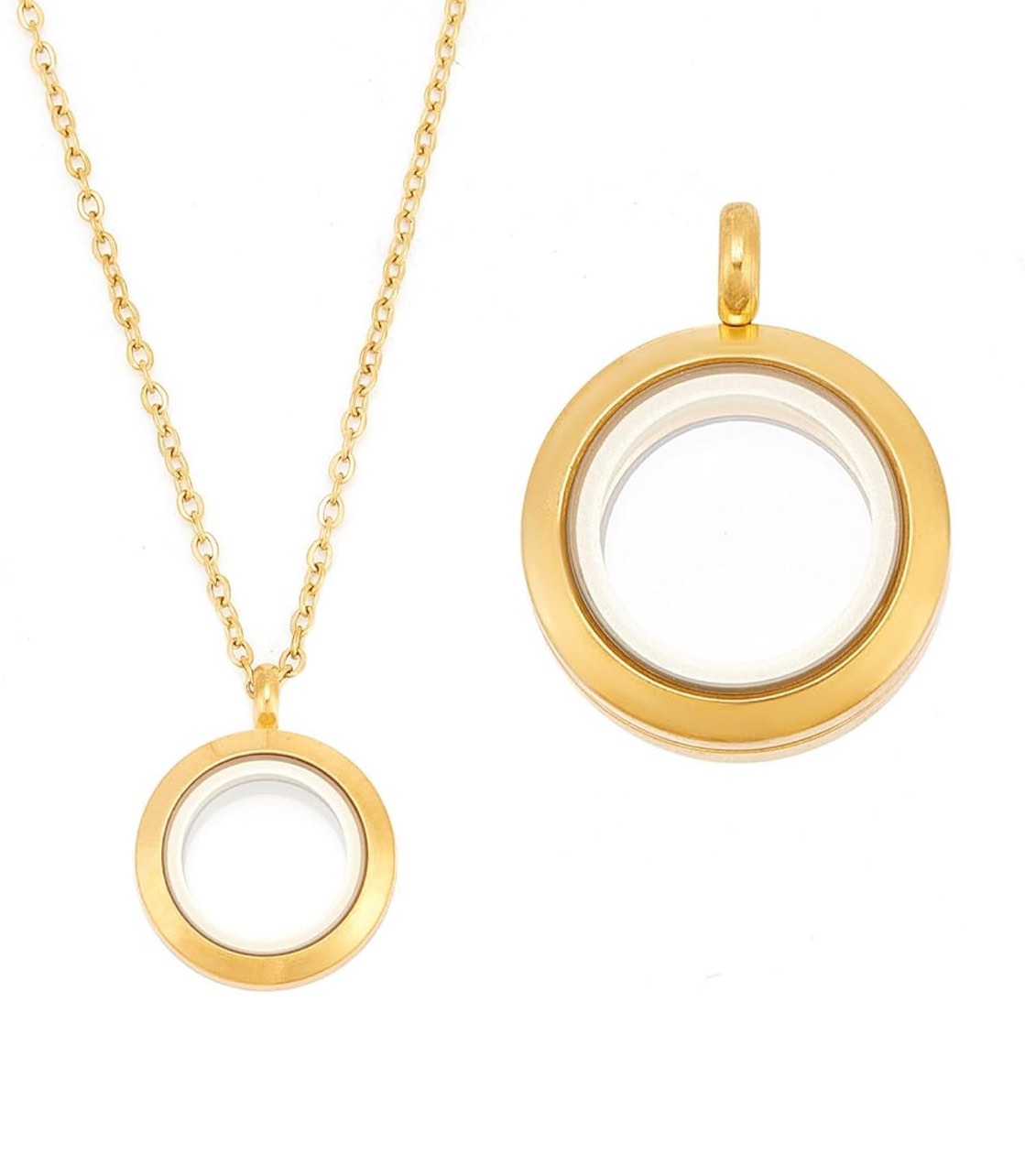 Gorgeous 925 Silver 18K Gold Plated Necklace 