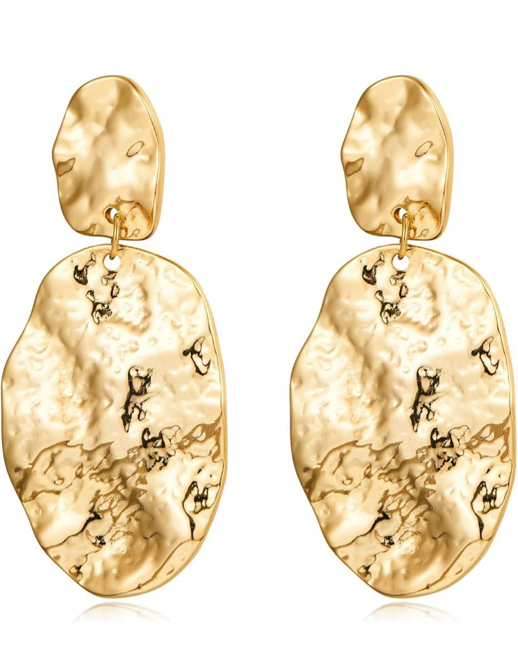 Gorgeous 925 Silver 18K Gold Plated Earrings 
