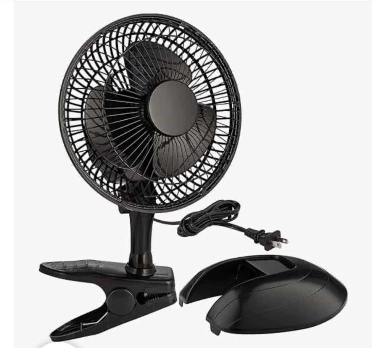 Portable Desk and Clip on Fan, 6 Inch