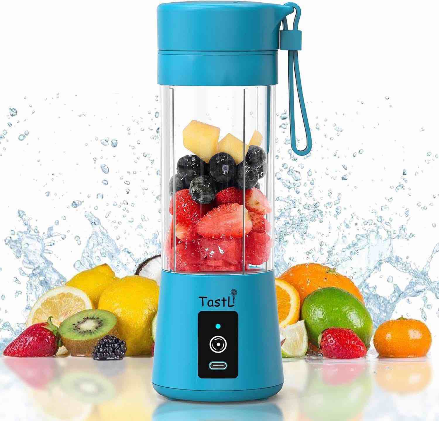 portable blender for shakes and smoothies, cordless personal mini 13oz