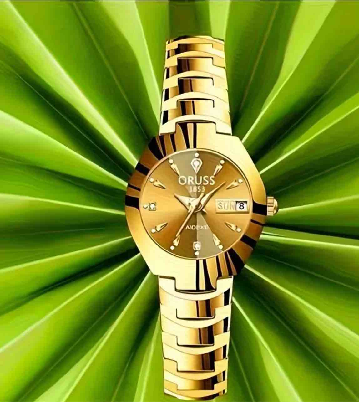 Luxury Gold Plated  Watch – Elegant & Timeless!”