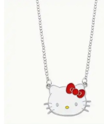 Hello Kitty necklace with signature red bow