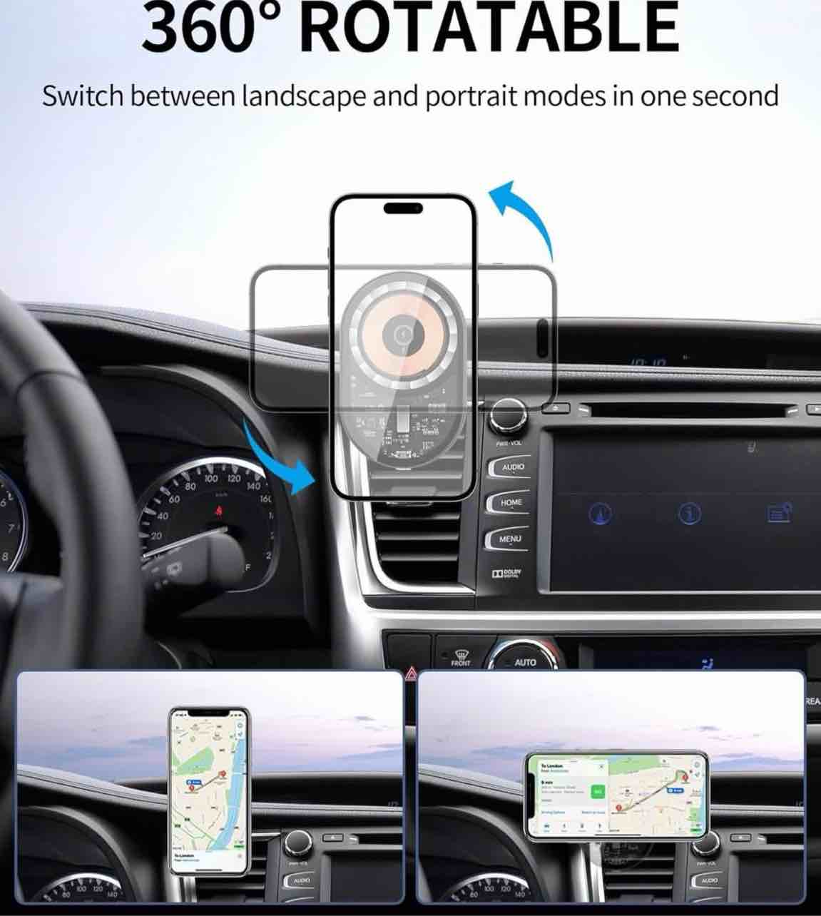 Wireless Charging car Phone Holder
