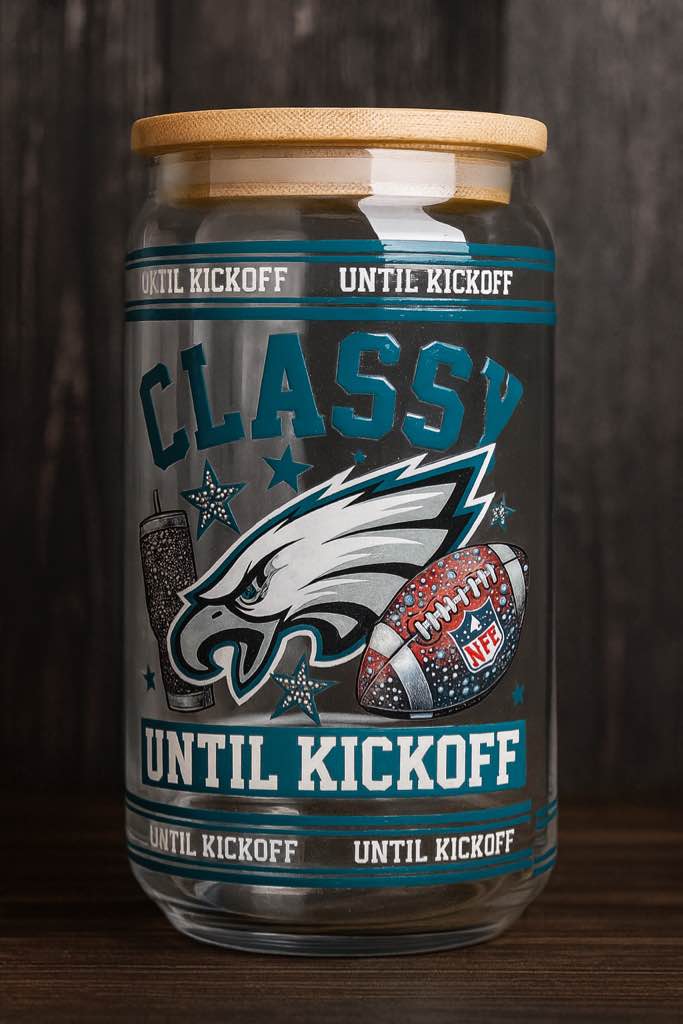 Eagles glass can 