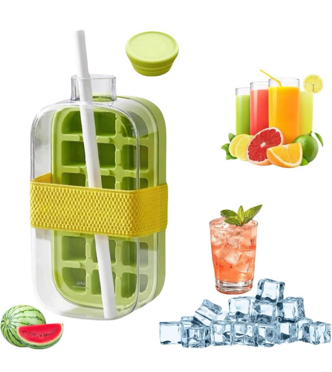 Ice Cube Bottle,Green