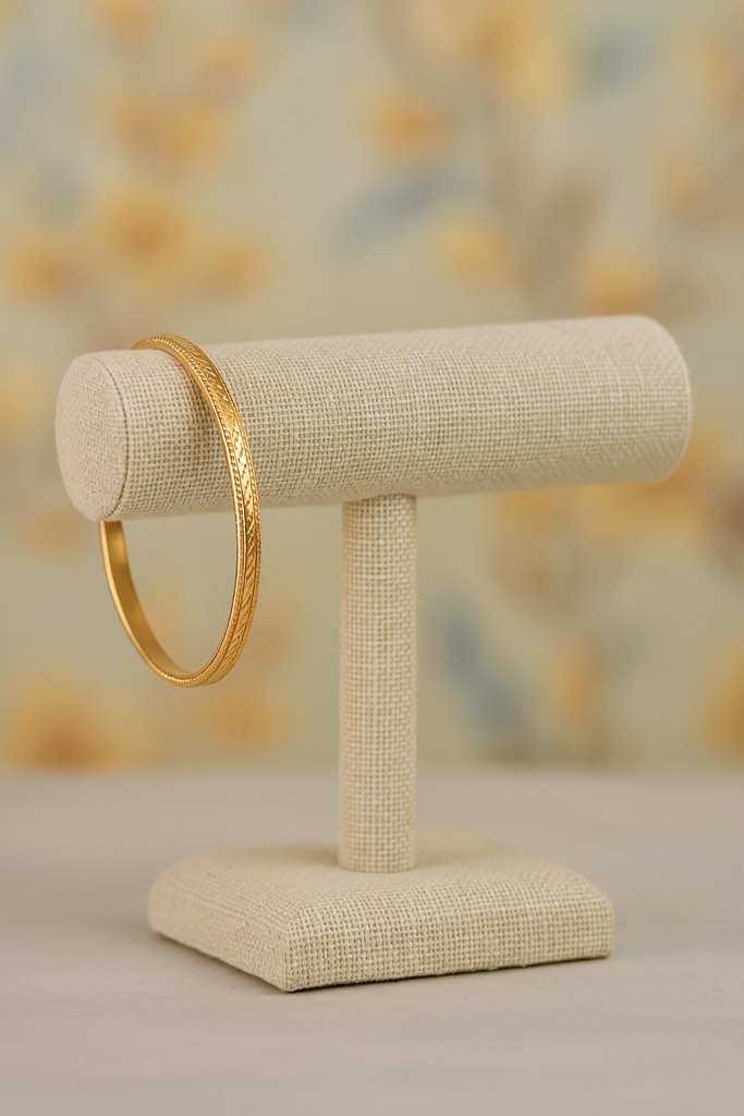 Gorgeous 925 Silver 18K Gold Plated Bracelet 