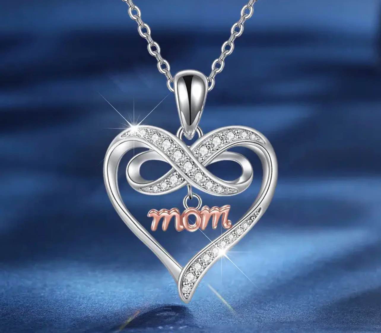 Elegant 925 Silver Plated Necklace 