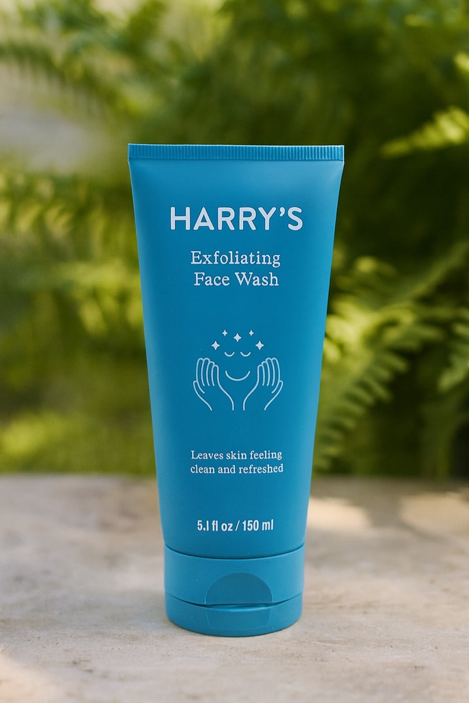 Harry’s exfoliating face wash 