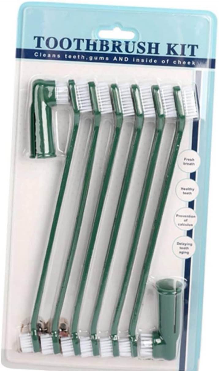 Toothbrush Kit Dual Sided Dog Toothbrush