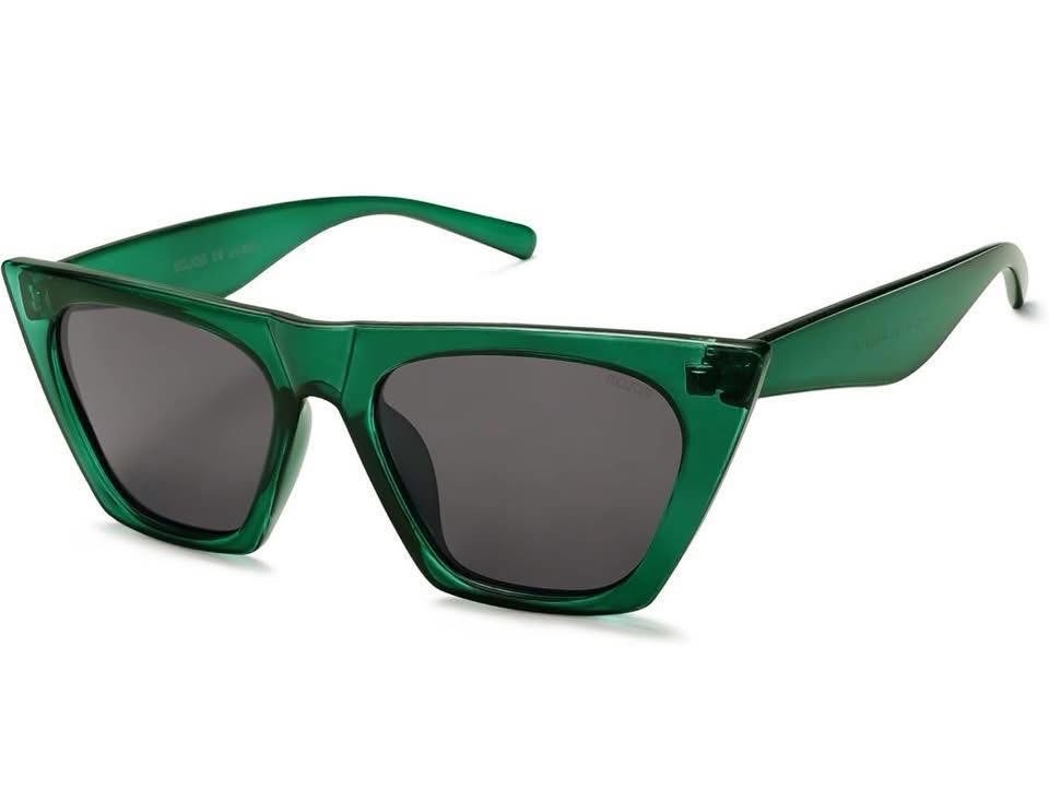 Oversized Square Cateye Polarized Sunglasses