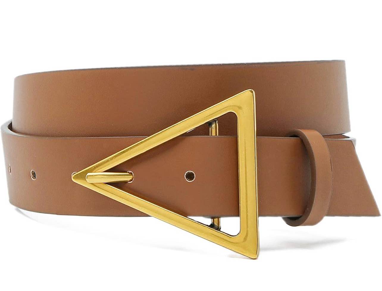 HOTWILL Belts for Women Jeans Dress Fashion Wide Waist Belt with Bronze Triangle Buckle