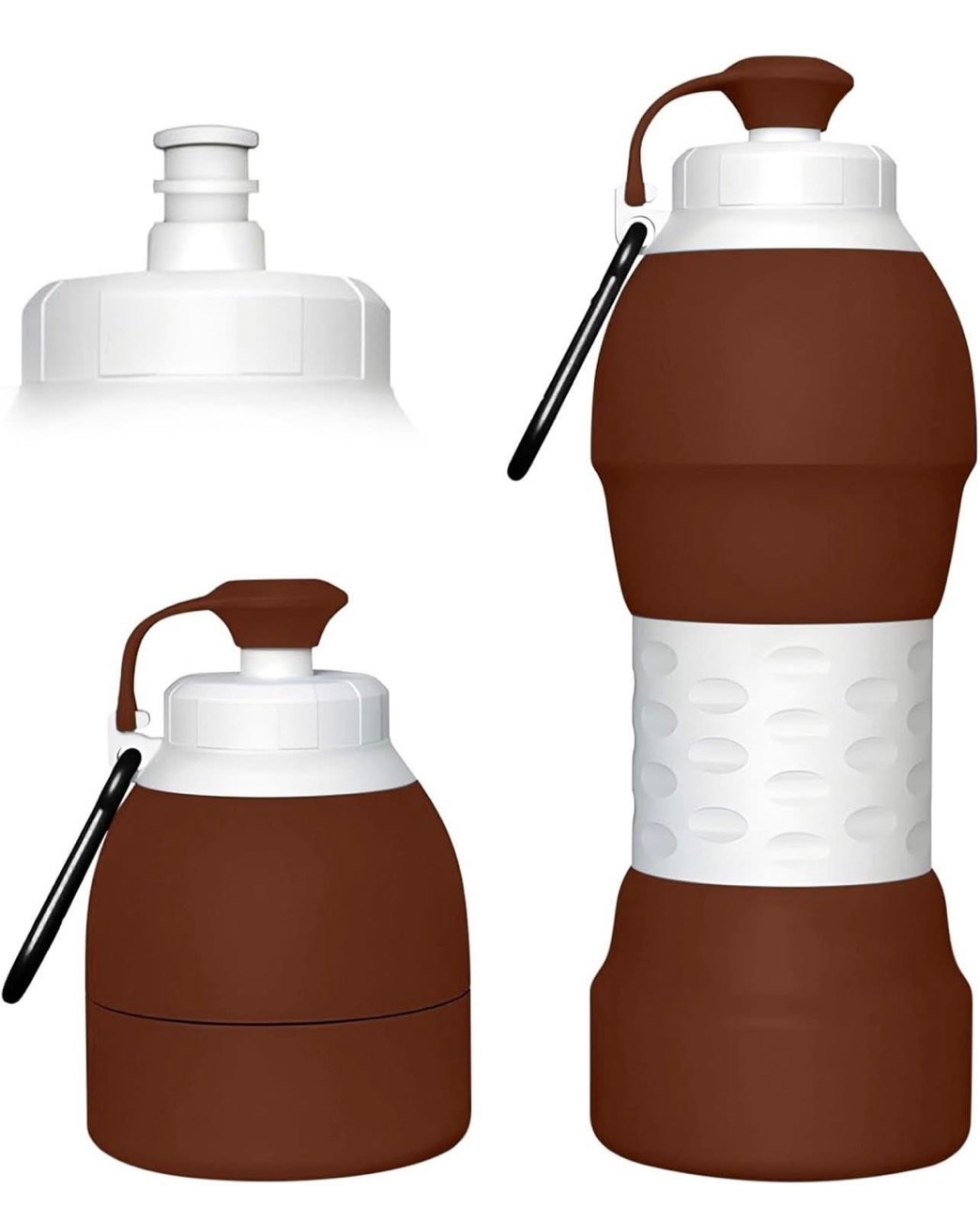 20 OZ Silicone Collapsible Water Bottle