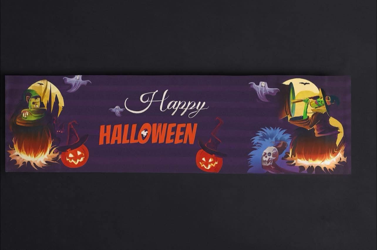 Halloween Banner 13x72 Inch