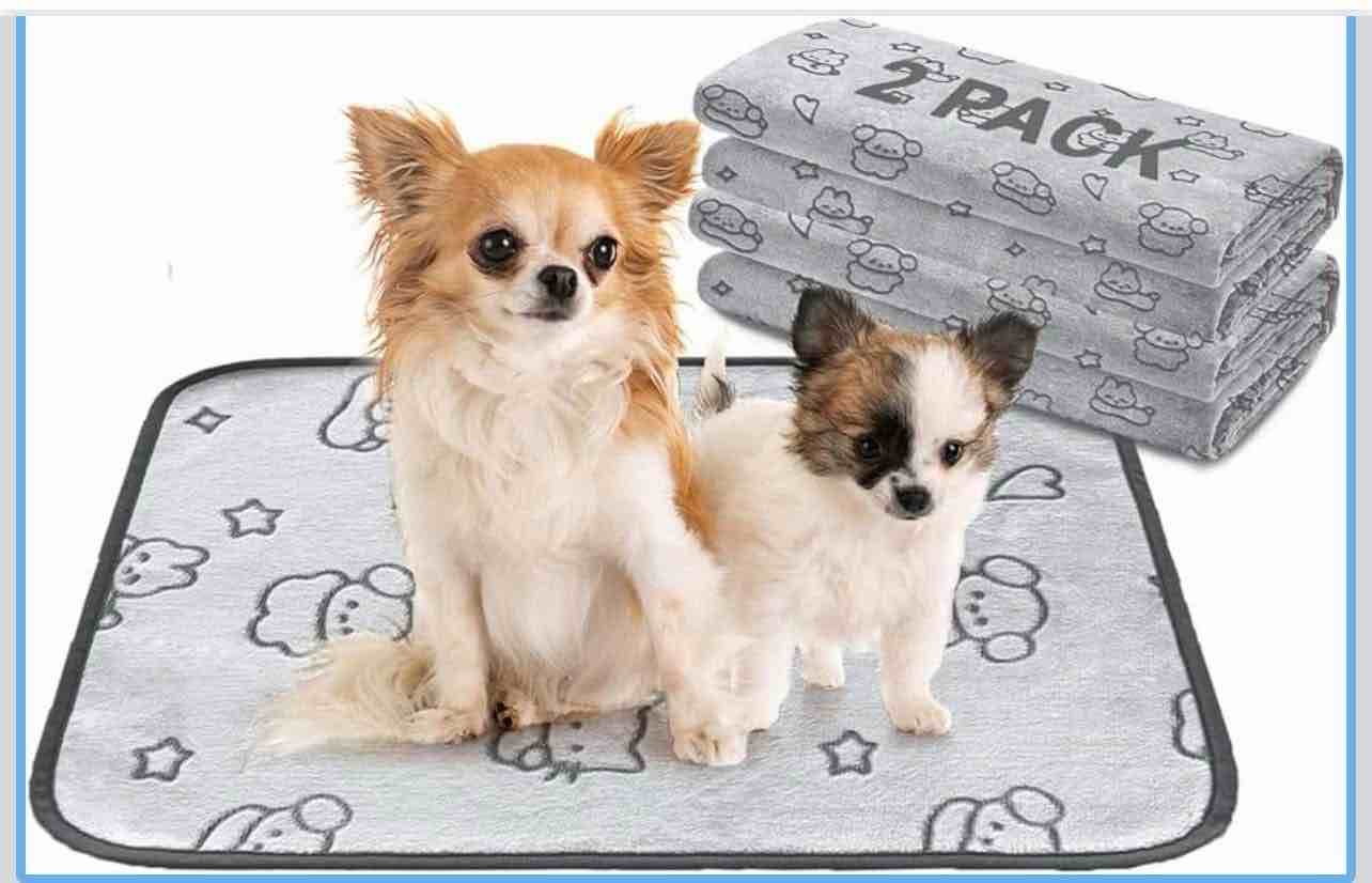 Reusable Puppy Pads, 2 Pack Washable Pee Pads