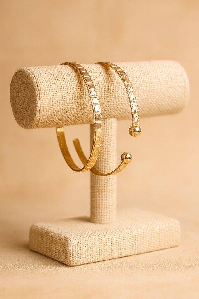 Gorgeous 925 SilverPlated 18K Gold Plated Bracelet 