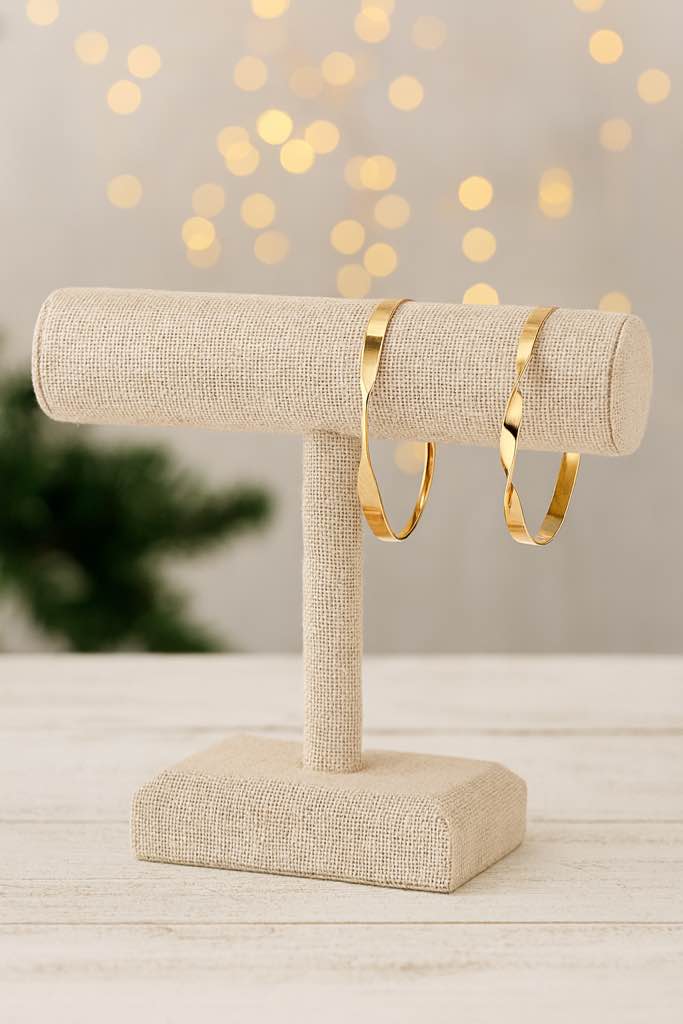 Gorgeous 925 SilverPlated 18K Gold Plated Bracelet 